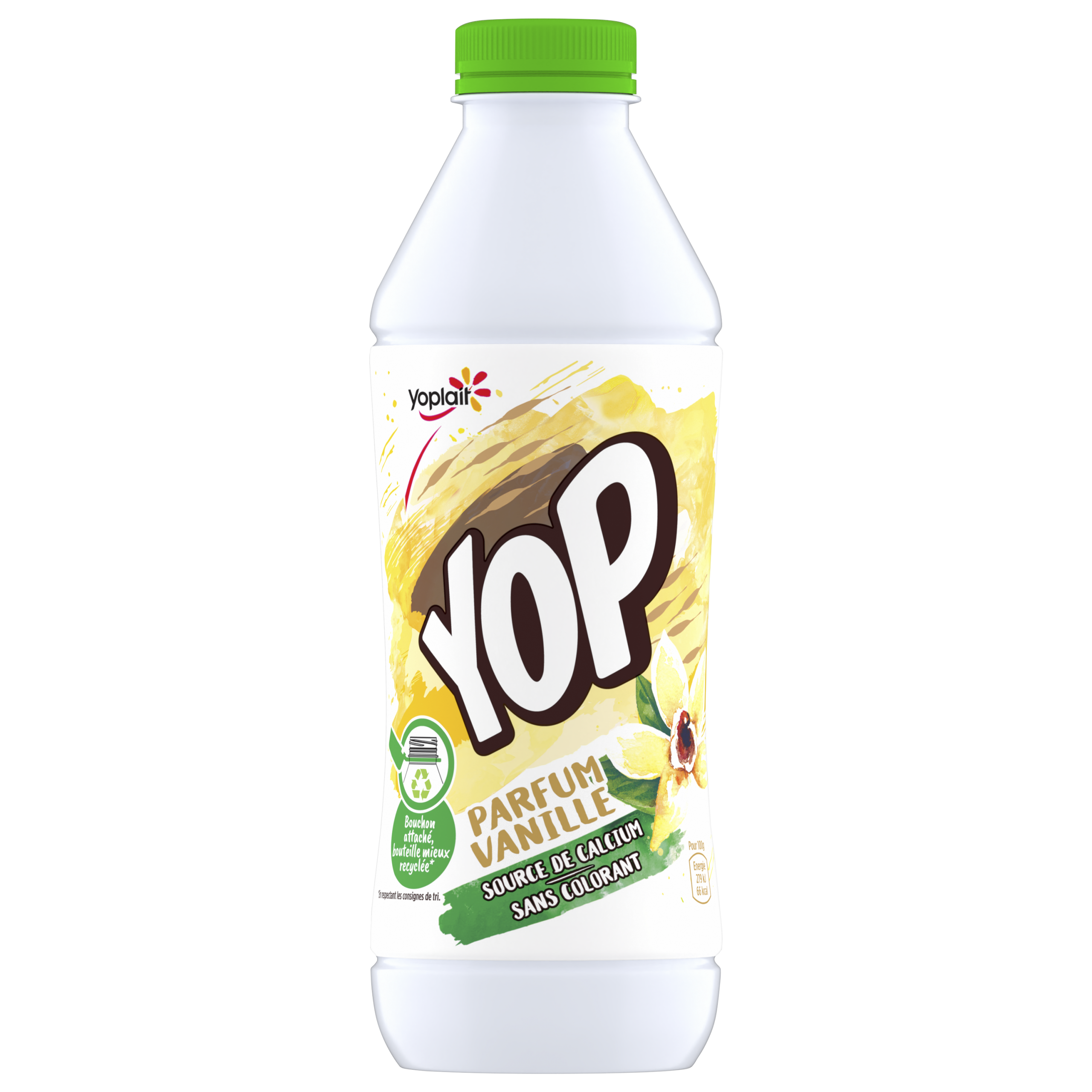 YOPLAIT : P'tit Yop - Yaourts à boire à la fraise, vanille et
